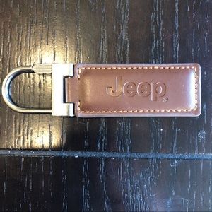 Leather Jeep Cherokee Key Fob